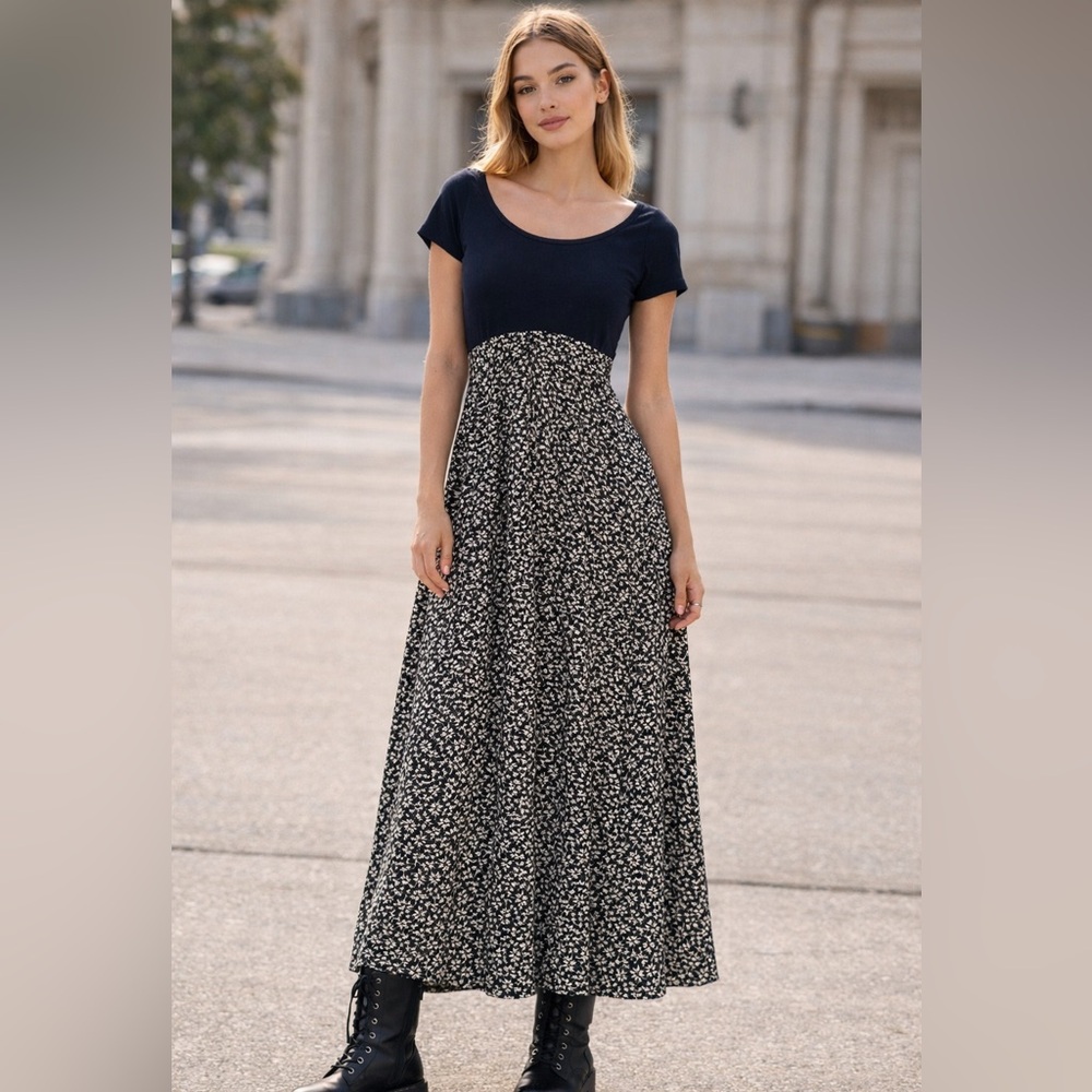 Vintage midi 90s Y2K whimsigoth clueless size 6 Jonathan Martin dress